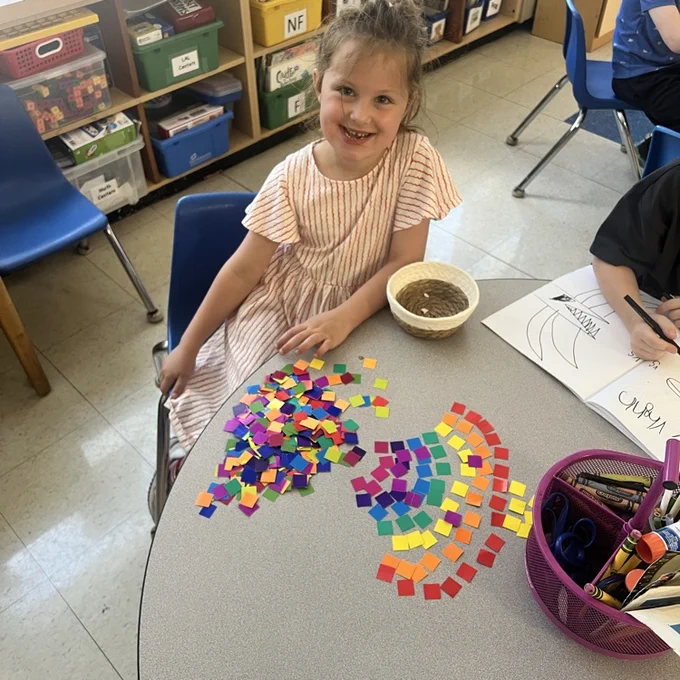KRO uses loose parts to create during quiet time