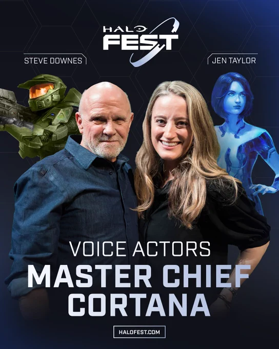 Voice Actors: Master Chief, Cortana
Steven Downes
Jen Taylor