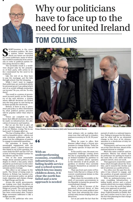 Image is an article by Tom Collins.