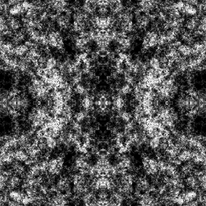 A randomly generated pattern