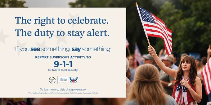 The right to celebrate the duty to stay alert graphic