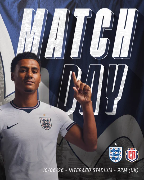 Matchday: England v Costa Rica