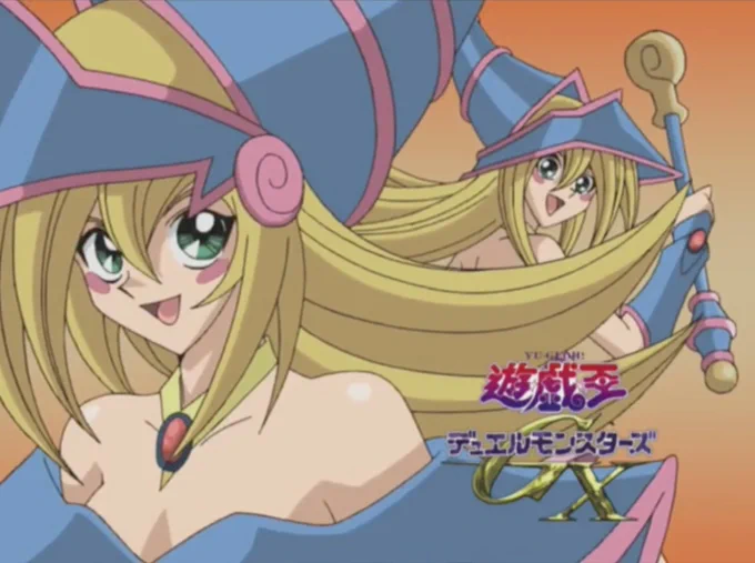 Dark Magician Girl and Dark Magician Girl in Yugioh GX