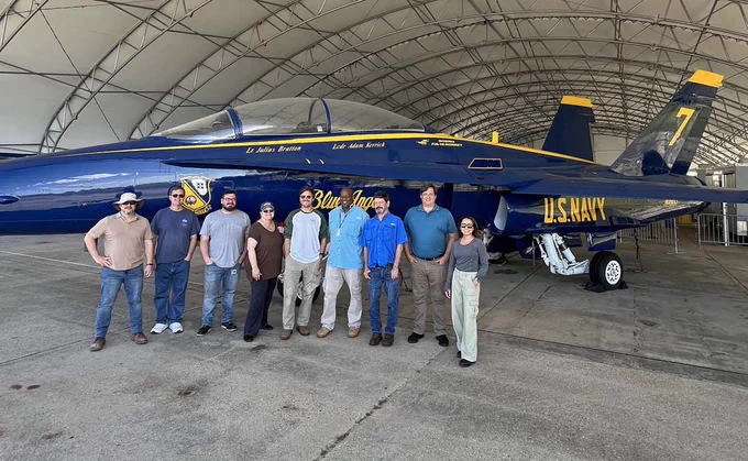 EPA with the Navy, FDEP, and other partners at the NAS Pensacola site