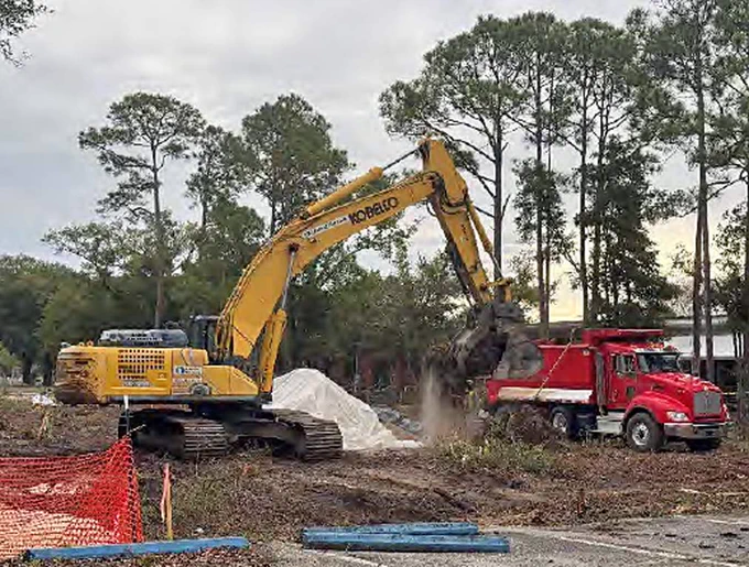 Remedial Action pictured: Lead in soil removal activities associated with OU-22 at NASP