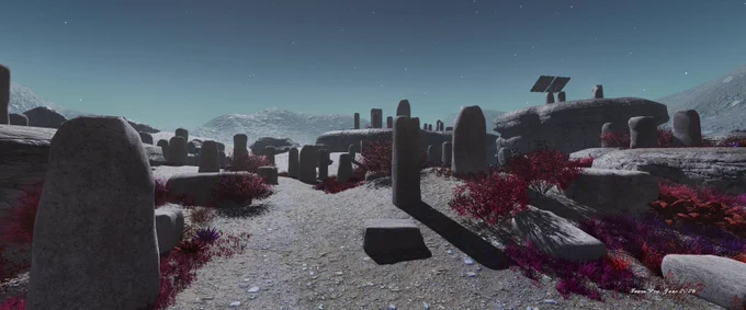 Looking across the Spires of Sector 7