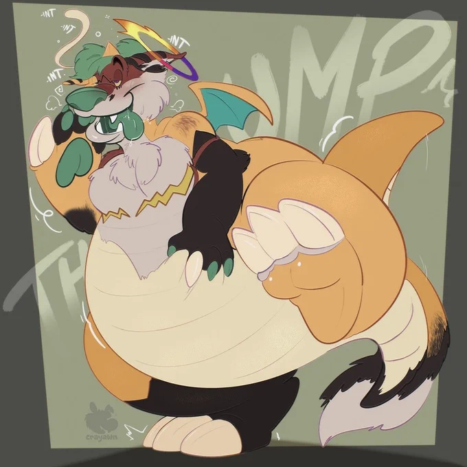 Big Silly Dragon loading!✨

ko-fi.com/c/a91302dd42

A wing-it com for @tinyfoxstrawb on Kofi!
Thank you so much for your support !💕☺️
#TFTuesday #Cartoon #TF #Transformation #Dragonite #Pokemon