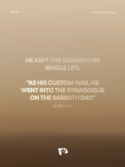 A religious-themed image featuring a quote about keeping the Sabbath from the Bible, set against a soft gradient background.