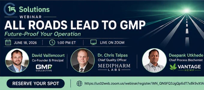 We will be taking an in-depth look at 5 forces driving the industry toward standardized, GMP-aligned operations:

1. Rescheduling
2. Regulatory Standardization
3. International Trade
4. Product Evolution
5. Capital Pressures/Investment Landscape