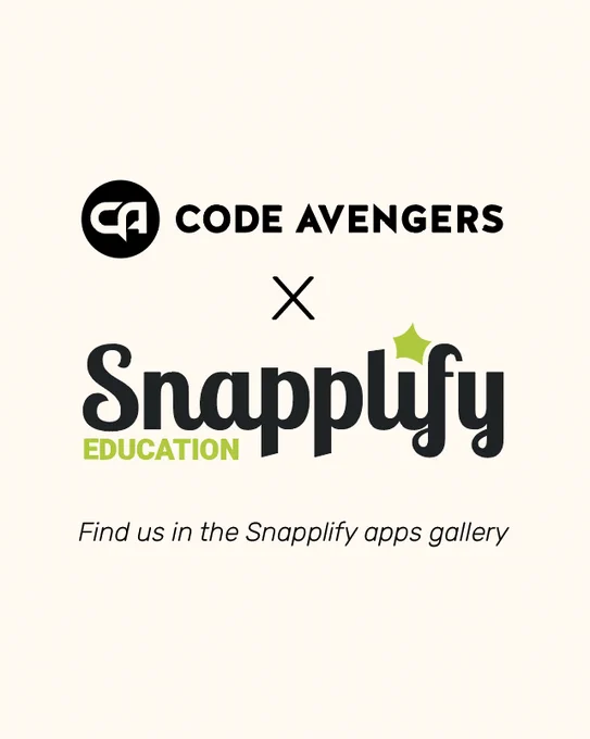 Code Avengers and Snapplify logos - Code Avengers is now in the Snapplify apps gallery