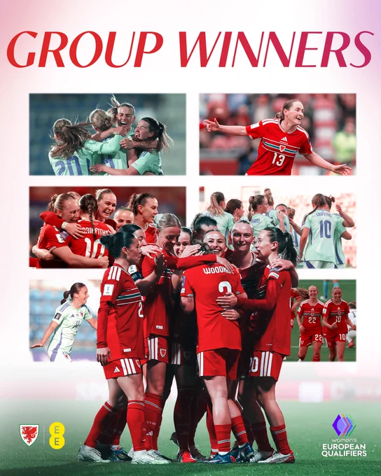 Cymru group winners. 