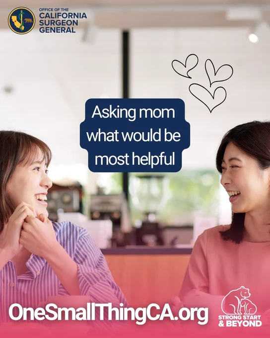 Asking mom what would be most helpful