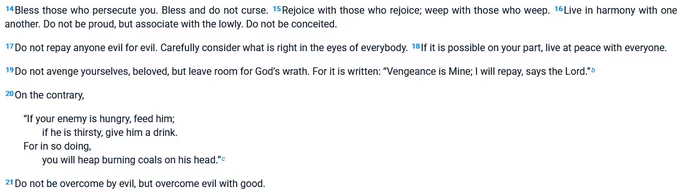 Rom.12:14-21
