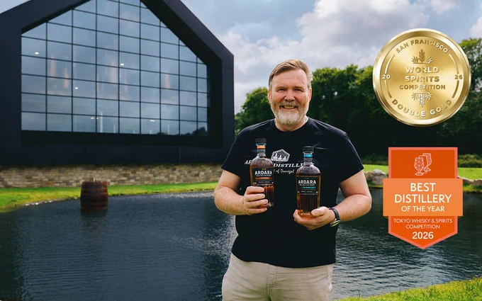 James Doherty at The Ardara Distillery, County Donegal