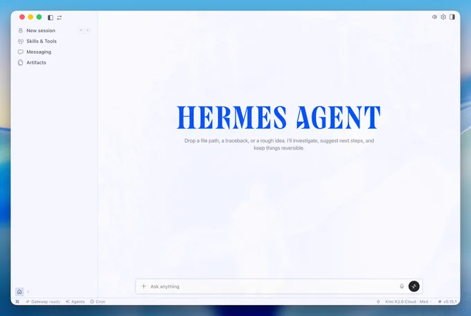 Hermes Desktop with Ollama