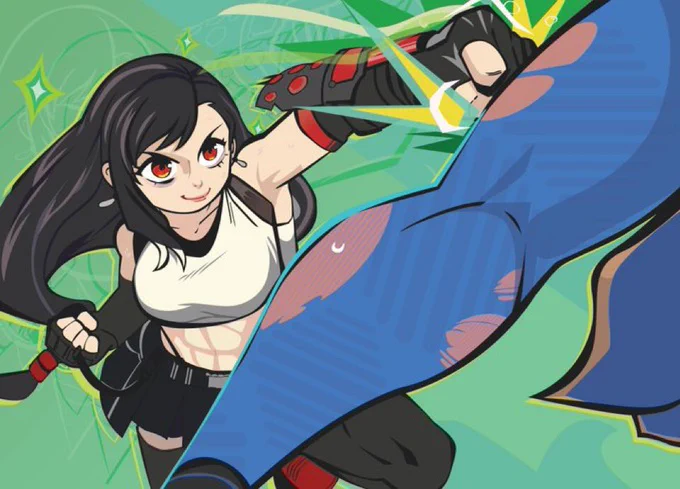 Tifa From Final Fantasy VII vs Chun Li in Street Fighter 6
