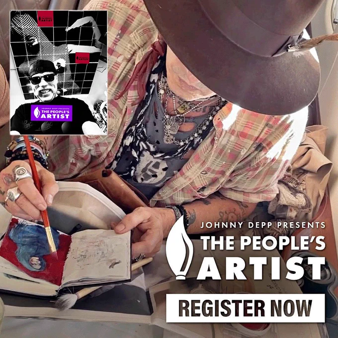 Stuart Edmondson Peoples Artist #2.
Johnny Depp - Fellow Artists Drop a FREE 2X Vote today!
6/9/2026
https://peoplesartist.org/2026/stuart-edmondson
Johnny Depp is now part of the current ‘The Peoples Artist’ competition project.
Vote for Stuart Edmondson to become The People's Artist while supporting a great cause...Thank You!

Cast your free daily vote or make an even bigger impact when you vote by donation, supporting The Art of Elysium in their mission to use art to help people triumph over difficult life challenges.
Please Vote - It's free and easy!
https://peoplesartist.org/2026/stuart-edmondson