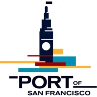 Illustration of the ferry building tower on top of the title of “Port of San Francisco”