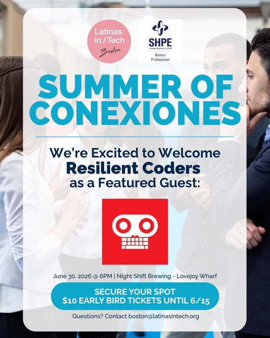Summer of Conexiones. We're excited to Welcome Resilient Coders as a Featured Guest!