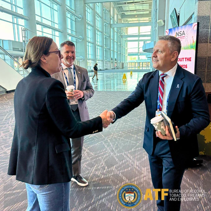 ATF Director Robert Cekada met with law enforcement leaders at the National Sheriff's Association Annual Conference in Omaha, Nebraska.