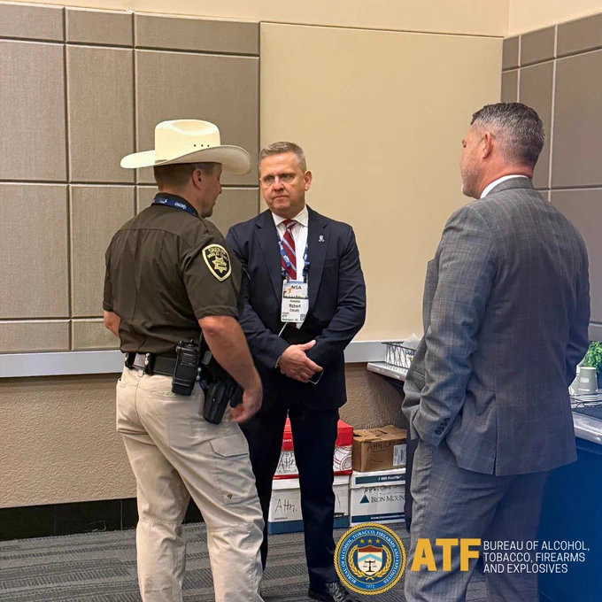 ATF Director Robert Cekada spoke with law enforcement partners at the National Sheriff's Association Annual Conference in Omaha, Nebraska.