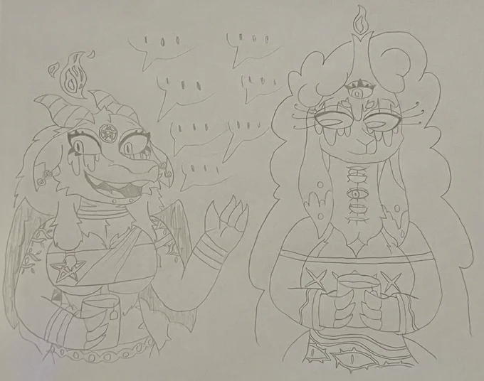 Belphegor being a chill mother, just simply listening to her daughter’s stories