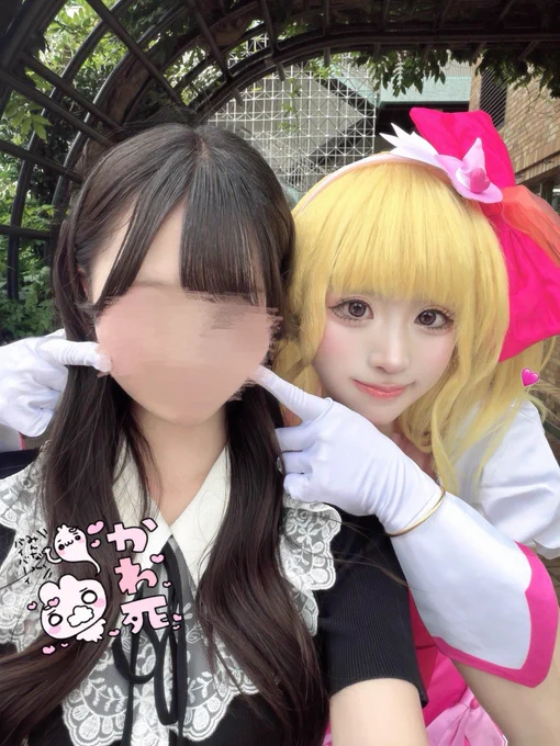こももちゃん池アコお疲れ様でした꒰ᐡ⸝ɞ̴̶̷ ·̮ ɞ̴̶̷⸝ᐡ꒱
ずっとずっとおふたりのまほプリ併せ楽しみしててこももちゃんと初めましてできてほんとに嬉しかったです😭😭🩷🩷いつも見てる投稿とお顔変わらなくて可愛かったです😭😭😭お顔も対応も完全プリキュアでほんとに、、ᵕ̩ ̫ ᵕ̩̩
列結構並んでたのにたくさん時間取らしてしまって申し訳なかったです😭😭😭
またおふたりの併せ楽しみにしてます^ ܸ.  ̫ .ܸ ^🩷