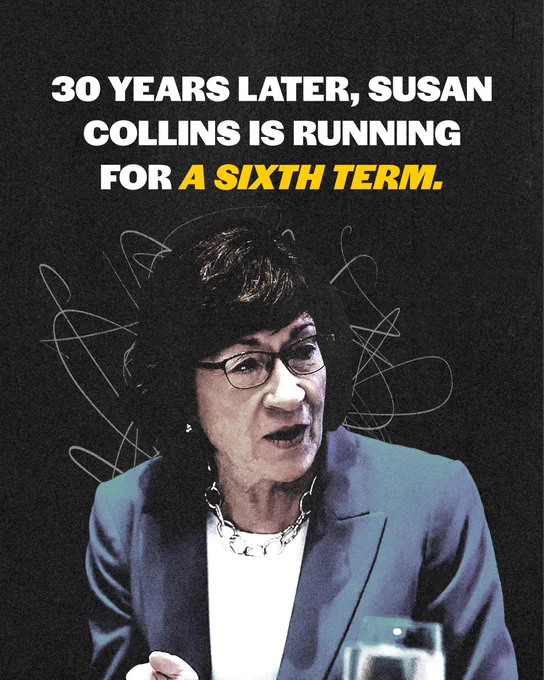 30 years later, Susan Collins is running for a sixth term