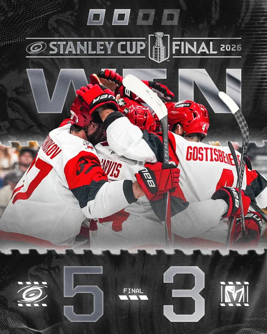 The Canes beat the Knights 5-3 in regulation 
