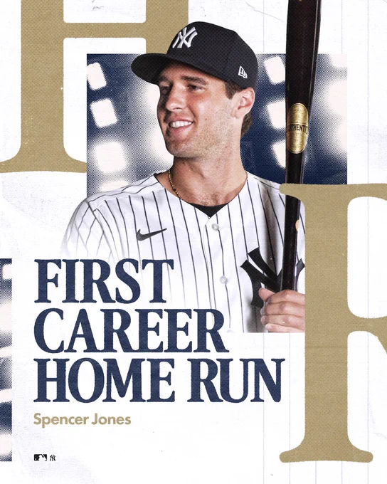 First Career Home Run - Spencer Jones. 