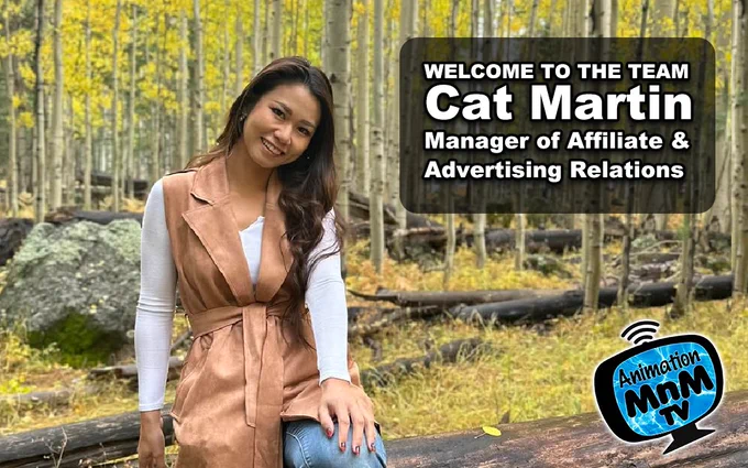 This is an image of Monsinee Martin (Cat Martin) in the wood thinking about AnimationMnM a streaming channel on you tv.