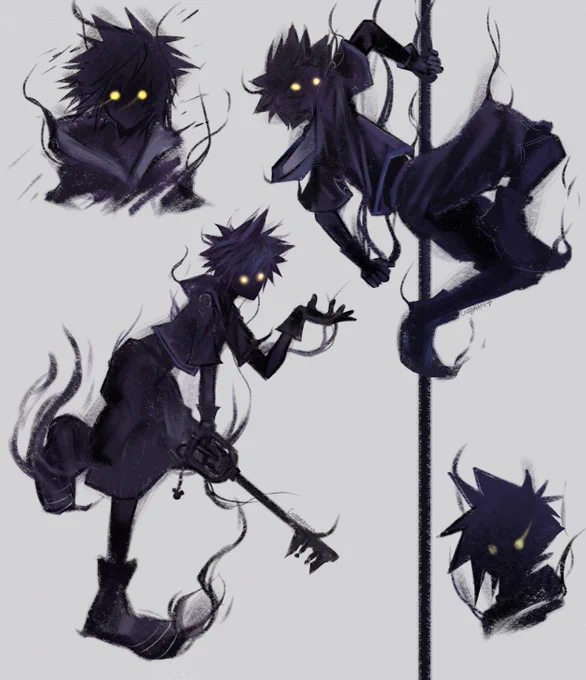 I used pose references I suck at them im crine