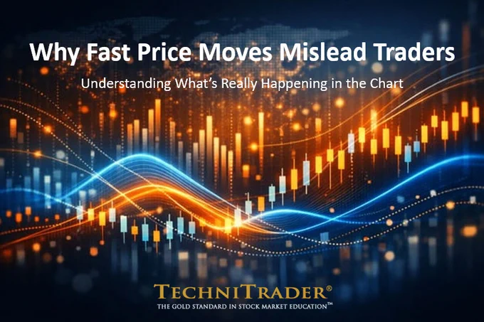 WHY FAST PRICE MOVES MISLEAD TRADERS - UNDERSTANDING WHAT'S REALLY HAPPENING IN THE CHART