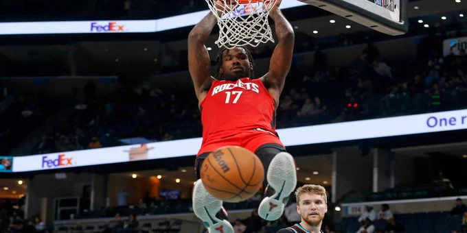 Houston Rockets jersey history No. 17 - Tari Eason (2022-26)