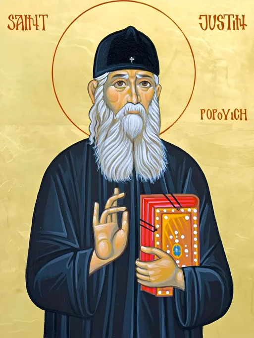 St. Justin Popovich of Chelije in Serbia (March 25/April 7, 1979) (Feast Day - June 1 (O.S.))