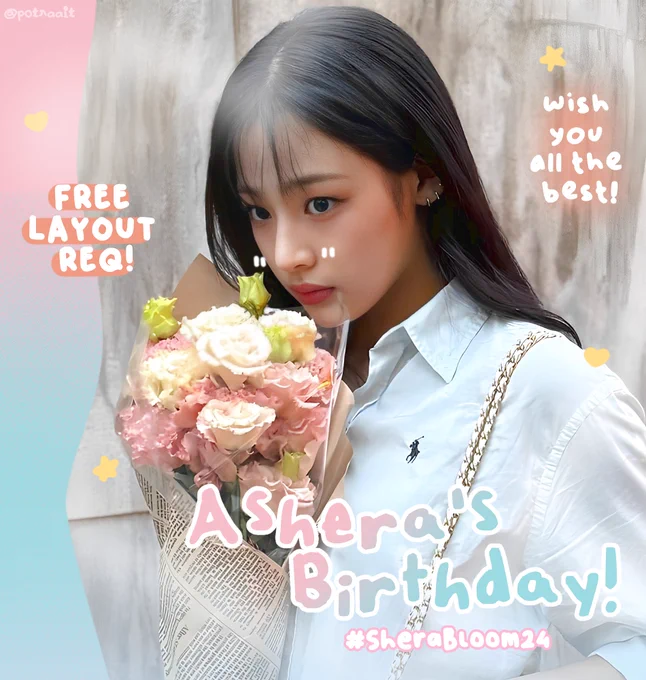 ★ rules free layout!

๑⁠. 1 orang 1 slot!
๑⁠. claim by reply di tweet yg sudah aku sediakan yaa!
๑⁠. NO HUNTER LAYOUT!
๑⁠. akun kosongan & akun gembokan dilarang ikut!
๑⁠. layout tidak bisa di pindah tangankan, harus di pakai untuk kamu sendiri🙌🏻
๑⁠. wajib shoutout jika dapat slot nya!
๑⁠. jika layout nya sudah jadi wajib untuk shoutout ulang🫶🏻
๑⁠. DILARANG HAPUS SHOUTOUT-AN

—————————————————
💌
FORMAT REPLY : "nama katalog   ucapan ulang tahun & wish baik untuk kak Ashera @liklium   hastag #SheraBloom24 

Ex. subies   happy birthday kak Ashera @liklium wish you all the best #SheraBloom24