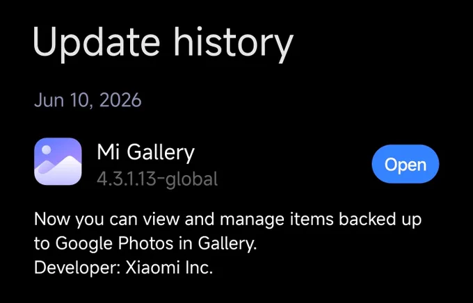 Ironically Xiaomi used the older icon style for the update (lmao) 