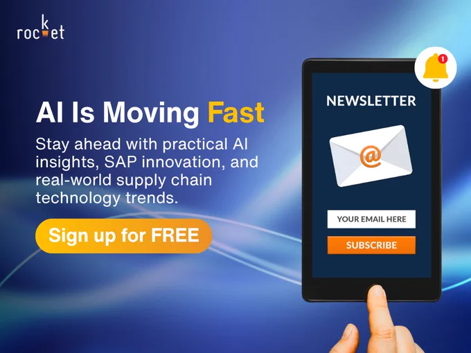 Subscribe to Rocket's Monthly Supply Chain Management Newsletter