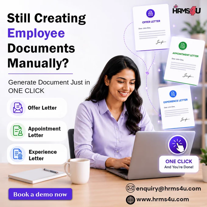 HRMS4U's Document Management System.
