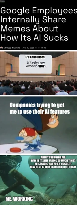 https://www.404media.co/google-employees-internally-share-memes-about-how-its-ai-sucks/