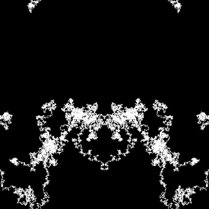 A randomly generated pattern