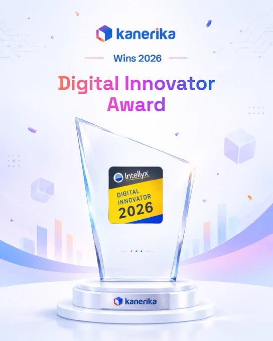 Kanerika recognized as Intellyx Digital Innovator 2026 for AI, data, and automation solutions, celebrating second consecutive year of award.
