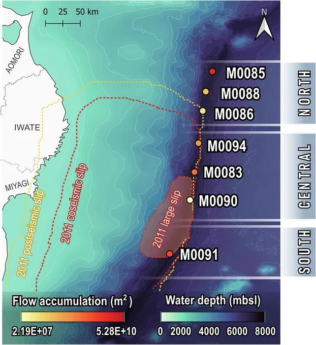 Fig. 1: Japan Trench sampling overview.
