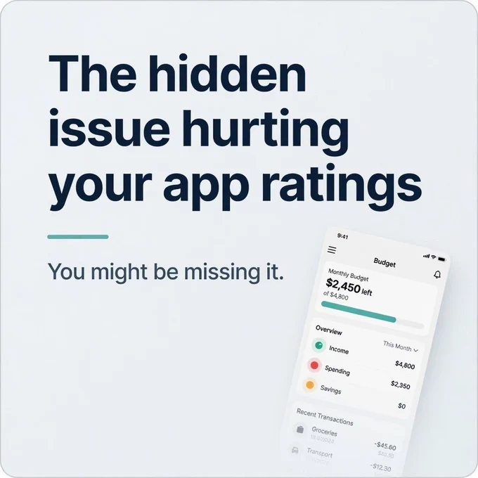 Low ratings killing your app? This is the part most solo founders miss.