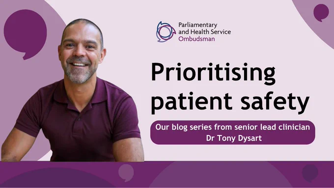 Prioritising patient safety with Dr Tony Dysart