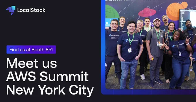 LocalStack

Meet us at AWS Summit New York City

Find us at Booth 851

