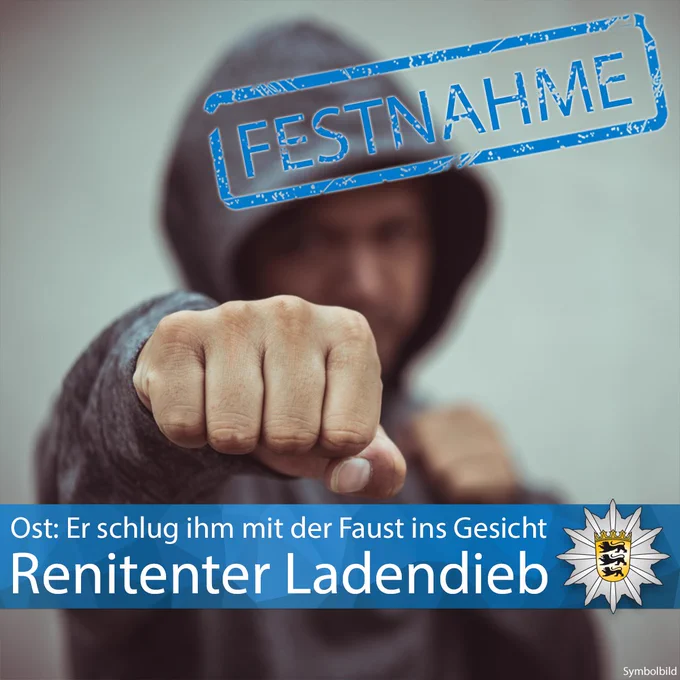 Symbolbild: Ein Mann mit einem Faustschlag