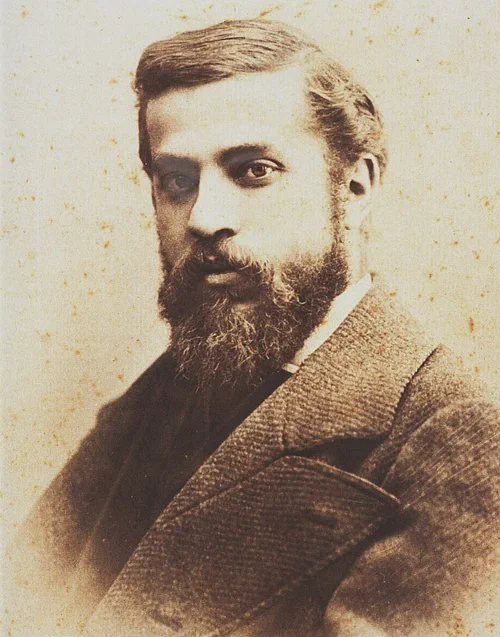 Retrat en blanc i negre d'Antoni Gaudí de 1878.

Pau Audouard i Deglaire (Wikimedia Commons, domini públic)