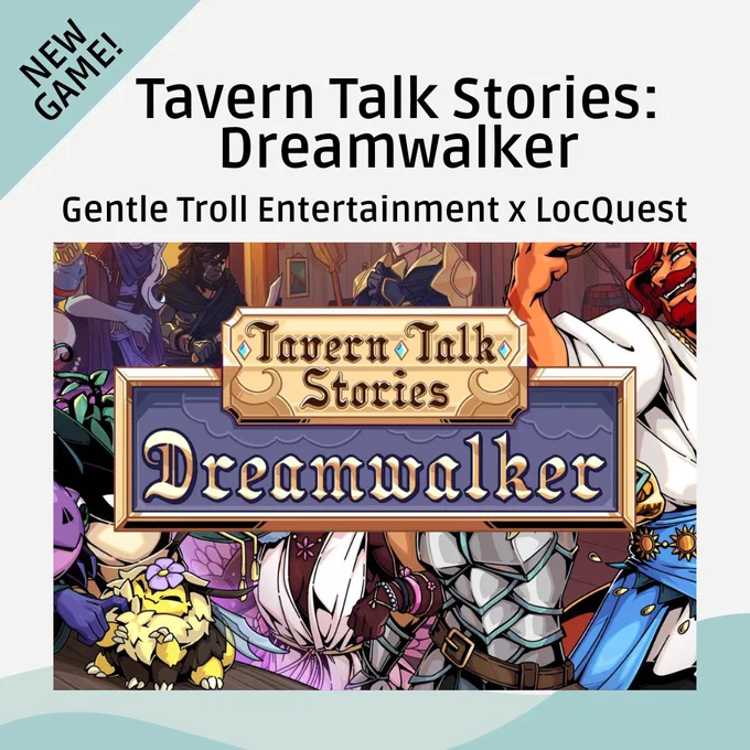 Tavern Talk Stories: Dreamwalker is available on Steam and Nintendo Switch now! Localized by LocQuest.