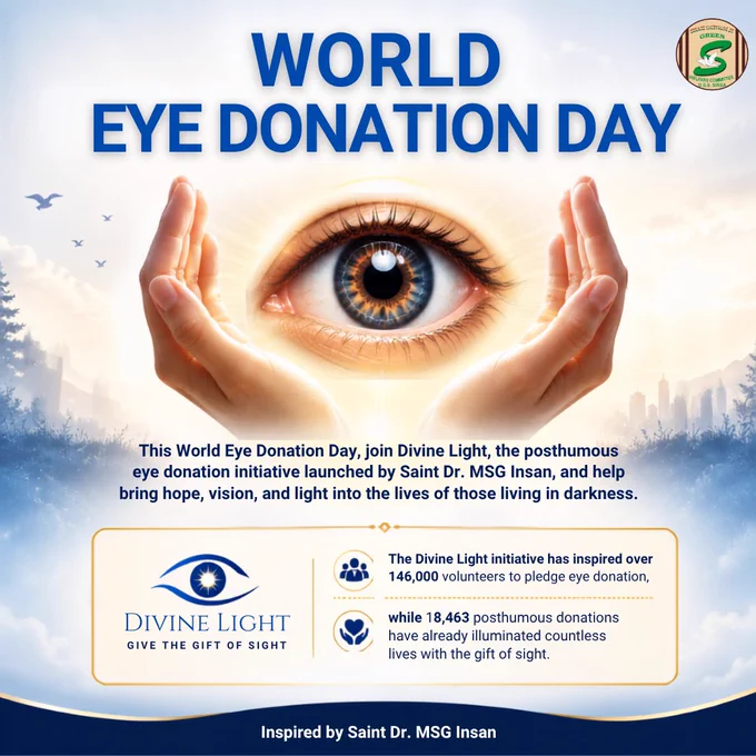 Eye donation is a supremely noble charity that costs nothing, but fills colors of joy in someone's life. It opens gateways of opportunities for the recipient while earning blessings for the donor.
Honoring the posthumous eye donors this World Eye Donation Day.